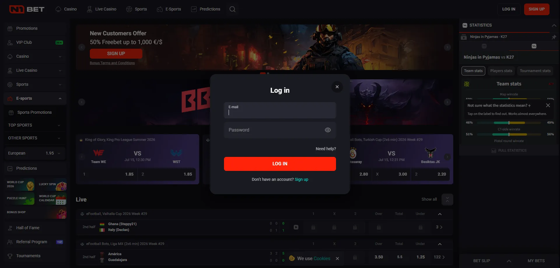 N1Bet Casino AU login and account registration — quick sign-up process