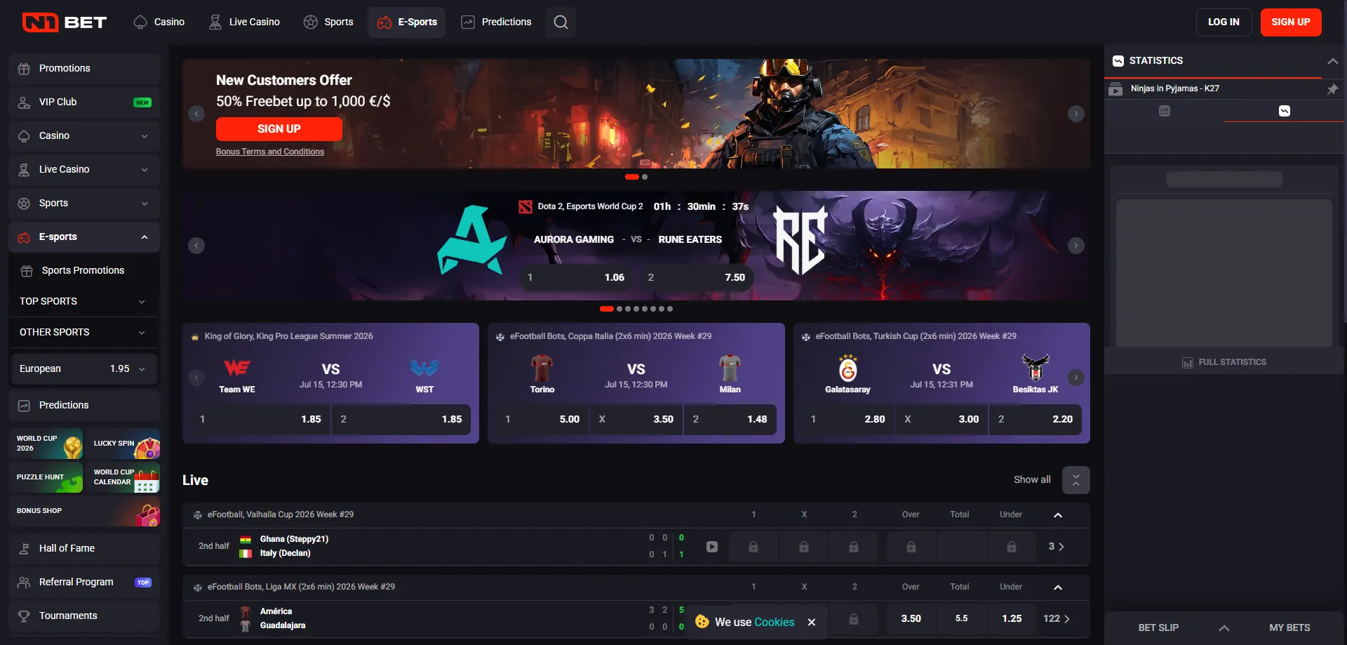 N1Bet sports betting AU — integrated sportsbook with wide market coverage